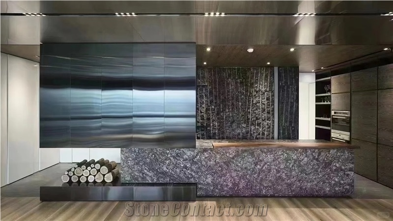Silver Asterix Granite Slabs