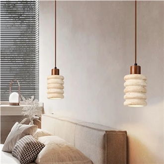 Travertine Pendant Chandelier Light Home Decor Products