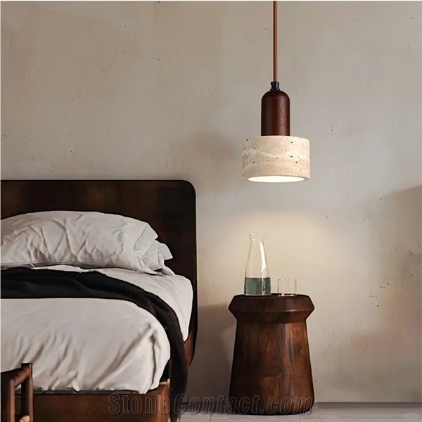 Travertine Pendant Chandelier Light Home Decor Products
