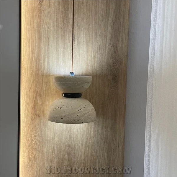 Travertine Stone Pendant Light Home Decor Products