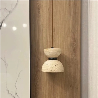 Travertine Stone Pendant Light Home Decor Products