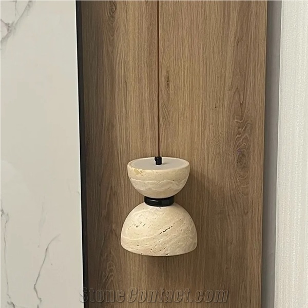 Travertine Stone Pendant Light Home Decor Products