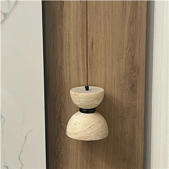 Travertine Stone Pendant Light Home Decor Products