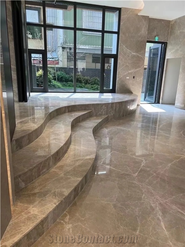 Turkish Grey Marble Slab Floor Tile