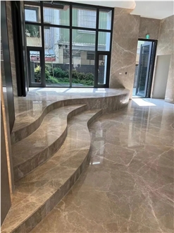 Turkish Grey Marble Slab Floor Tile