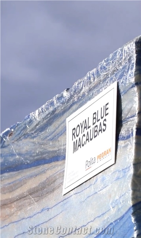 Royal Blue Macaubas Quartzite Blocks