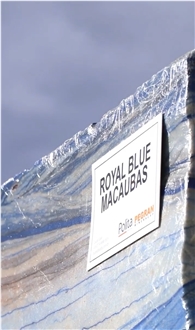 Royal Blue Macaubas Quartzite Blocks