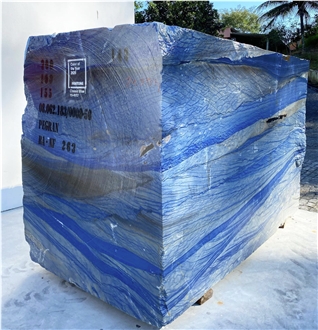 Royal Blue Macaubas Quartzite Blocks