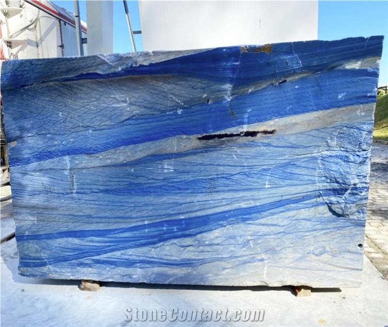 Royal Blue Macaubas Quartzite Blocks
