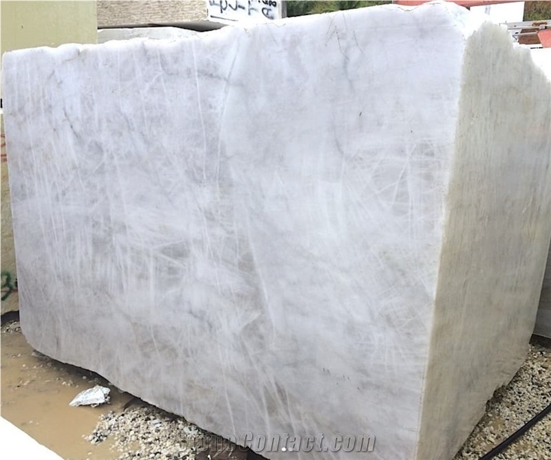 White Crystal Quartzite Blocks