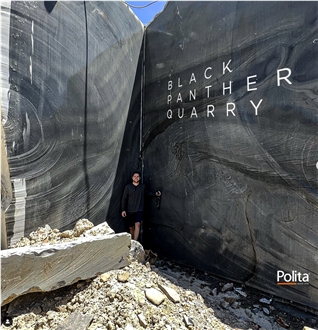 Nero Pantera Quartzite, Black Panther Quartzite Quarry Nero Pantera Quartzite, Black Panther Quartzite Quarry