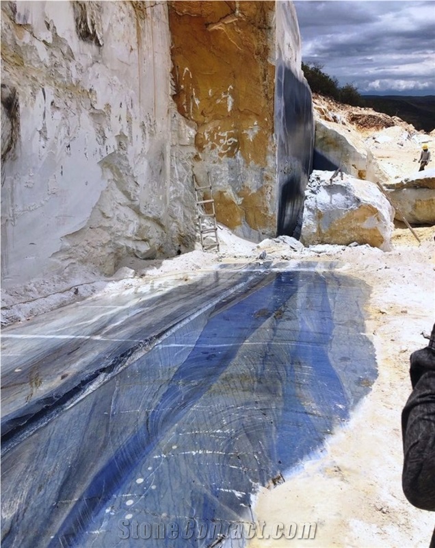 Royal Blue Macaubas Quartzite Quarry