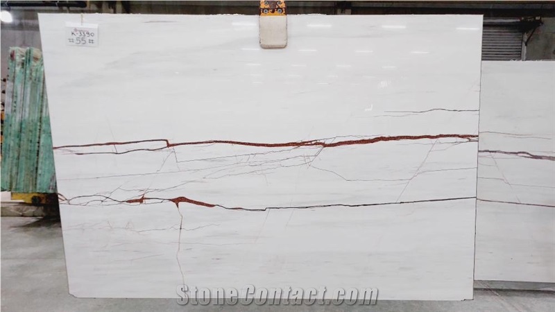 Sahara Blanc Marble Slabs