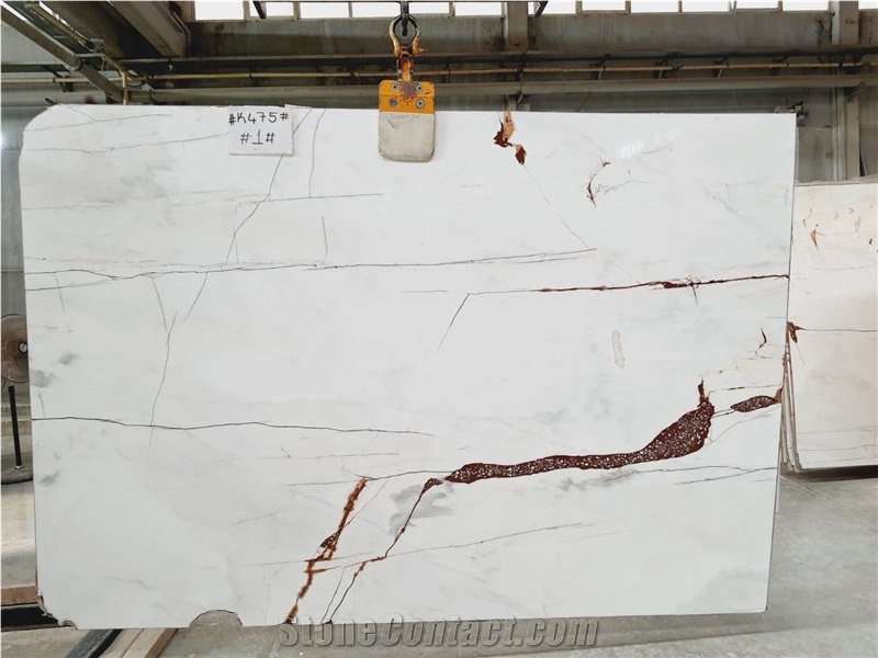 Sahara Blanc Marble Slabs