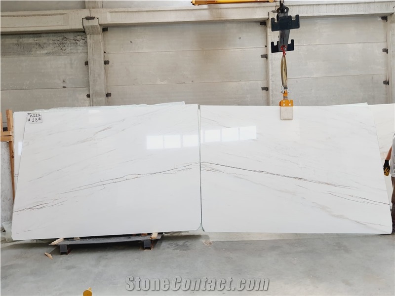 Sahara Blanc Marble Slabs