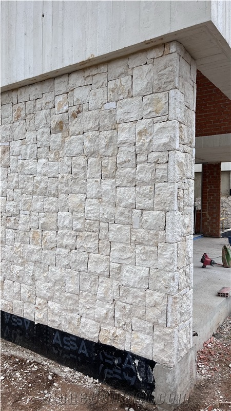 Ivory Cream Limestone Masonry