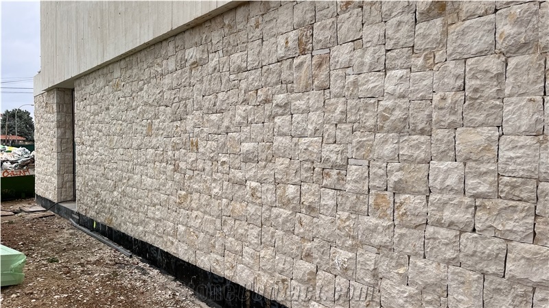 Ivory Cream Limestone Masonry