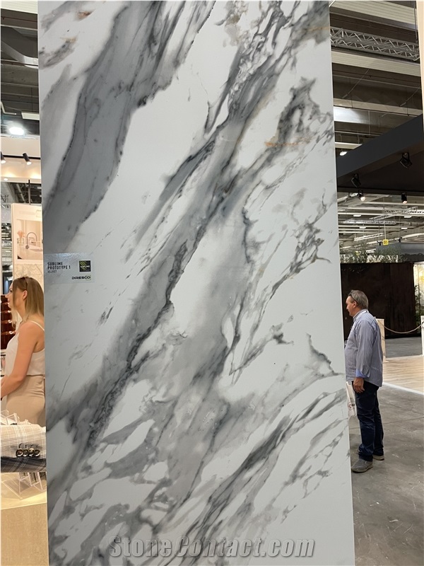 Sublime Statuario Quartz Slabs - Velvet