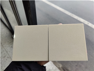 Beige Stone Tiles For Decoration Wall Engineered Stone Slabs