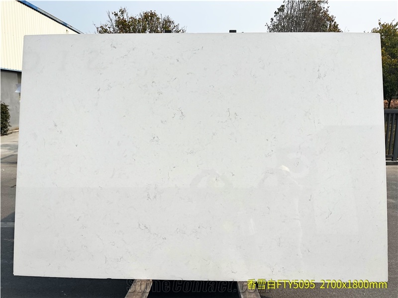 Fresh White Engineered Marble Slabs