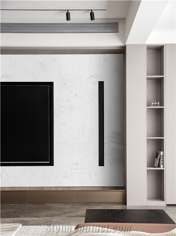 Fresh White Engineered Marble Slabs