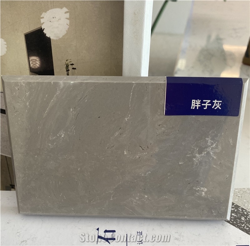 Grigio Nettuno Engineered Marble Slab Wall Floor