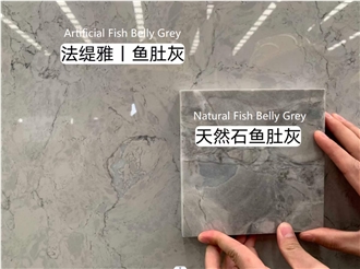Grigio Plutone Artificial Marble Slab Composite Stone Slabs