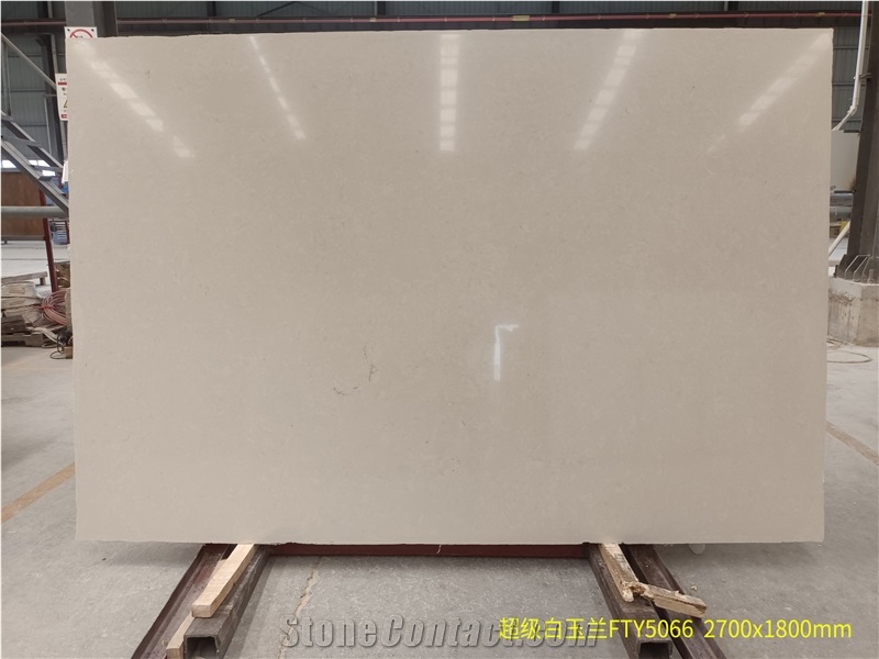 Magnolia Beige Engineered Marble Slab Wall Floor