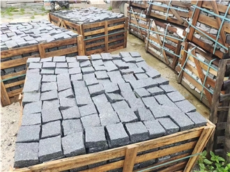 Black Porphyry Pavers Pattern Paving Stone