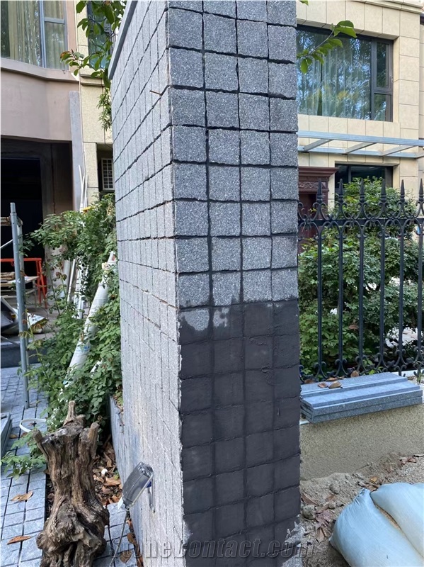 Black Porphyry Pavers Pattern Paving Stone