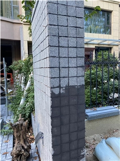 Black Porphyry Pavers Pattern Paving Stone