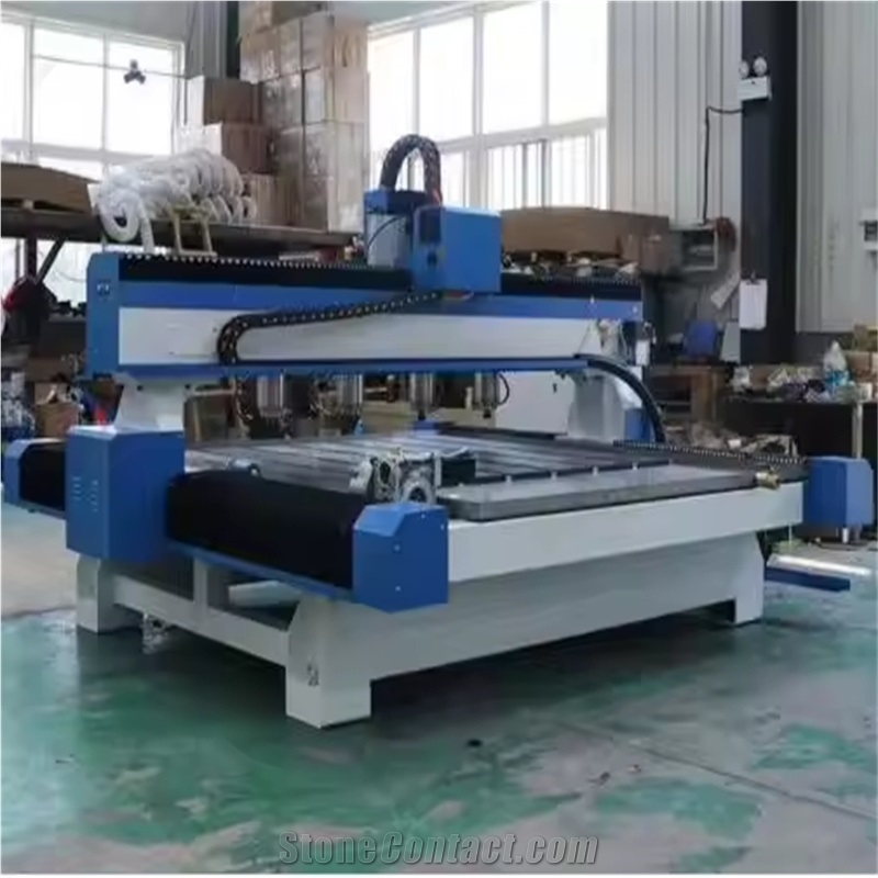 Multi Head Stone CNC Machine 3D Stone Carving Machine With 4 Spindles