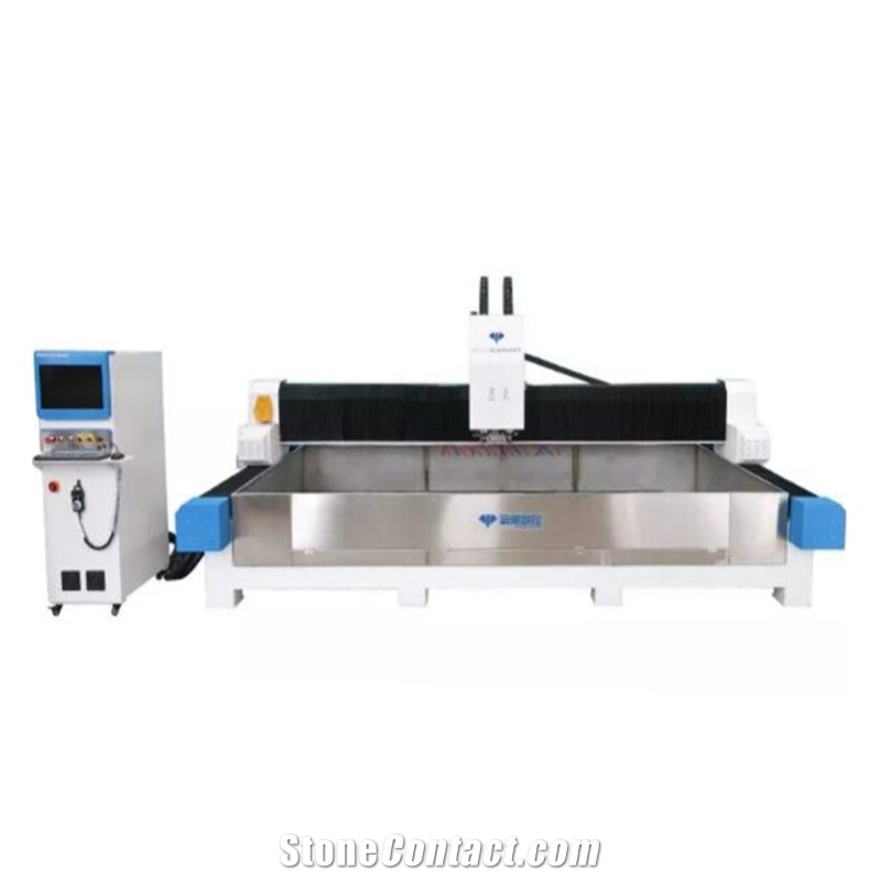 Two-Process Countertop CNC Stone Machining Center For Granite Cutting