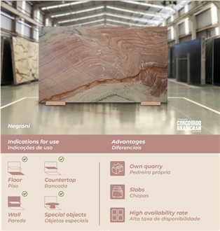 Negroni Quartzite Slabs