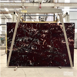 Rosso Fiorentino Quartzite Slabs