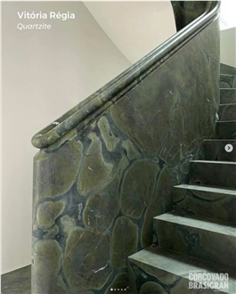 Vitoria Regia Quartzite Staircase