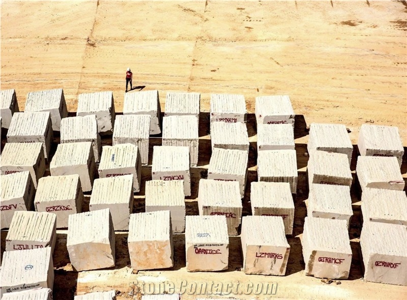 White Fantasy Granite Blocks