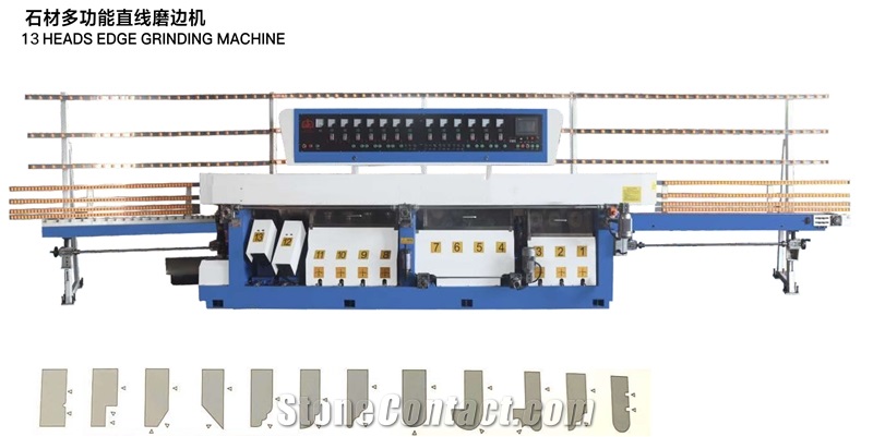 13 HEADS EDGE GRINDING MACHINE