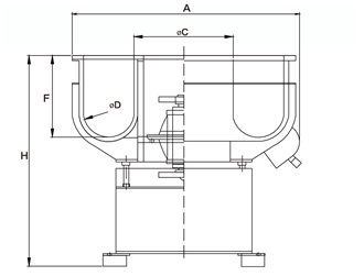 Vibratory Tumbling Finishing Machine With Straight Wall Vibratory Tumbling Finishing Machine With Straight Wall