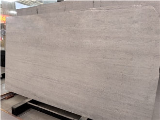 China Cream Greyish Travertine Slabs