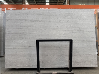 China Cream Greyish Travertine Slabs