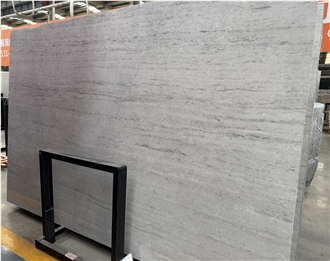 China Cream Greyish Travertine Slabs