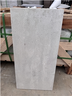 Chinese Greyish Cream Travertine Tiles