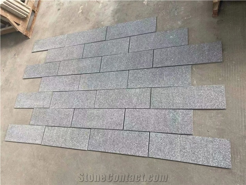 Green Grey Porphyry Paving Stone Pattern
