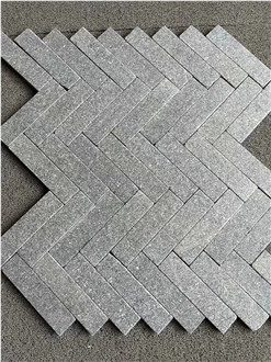 Green Grey Porphyry Paving Stone Pattern