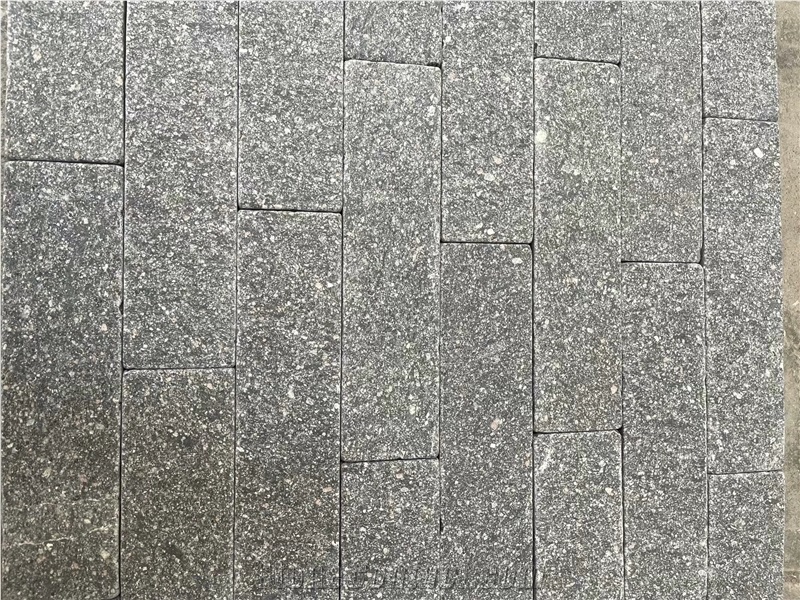 Green Grey Porphyry Paving Stone Pattern