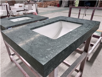Verde Dark Green Bathroom Vanity Tops