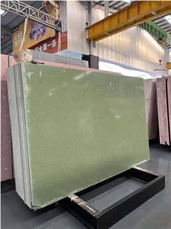 Green Terrazzo  Terrazzo Slabs For Hotel Flooring