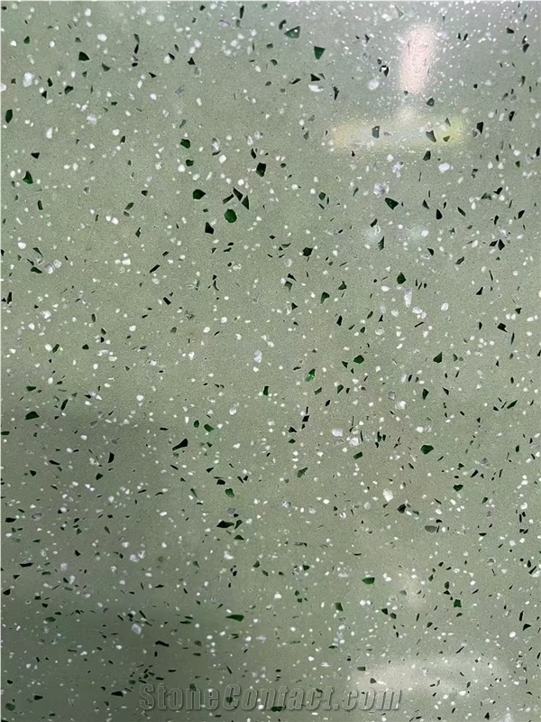 Green Terrazzo  Terrazzo Slabs For Hotel Flooring
