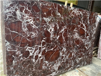 Red Marble Slabs Italian Red Marble Calacatta Rose For Hotel